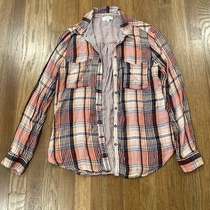 Lucky Brand plaid button down shirt